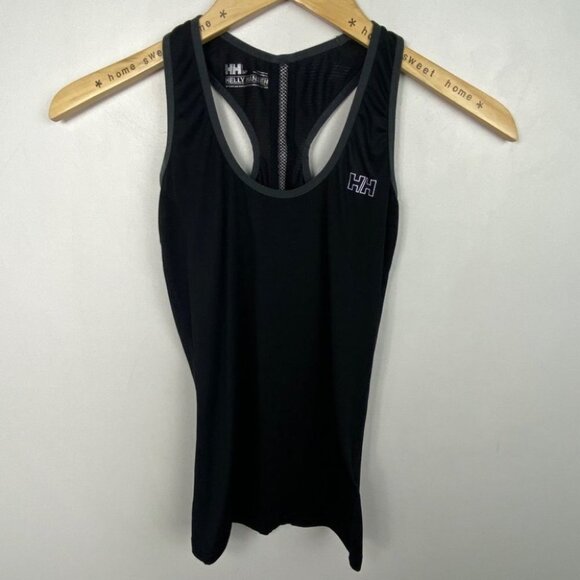 Helly Hansen Black Aspire Lifa Flow Singlet Tank Top Size Small Fitness Active S - Picture 3 of 11